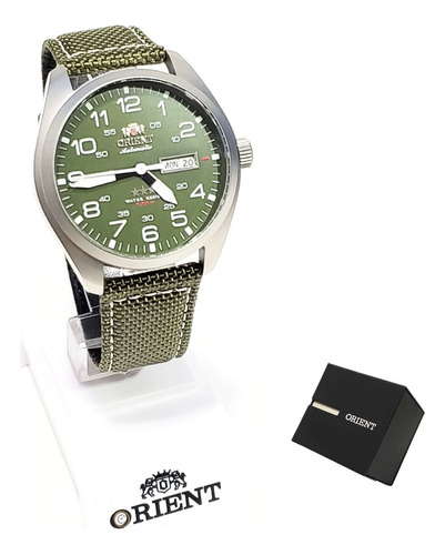 Relógio Orient Masculino Automático Militar F49sn020 E2ep