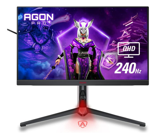 Aoc Agon Pro Ag274qzm Monitor Gamer Qhd 240hz Hdr1000 27''