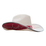 Sombrero Cowboy Vaquero Bordado Rojo Country Exclusivo