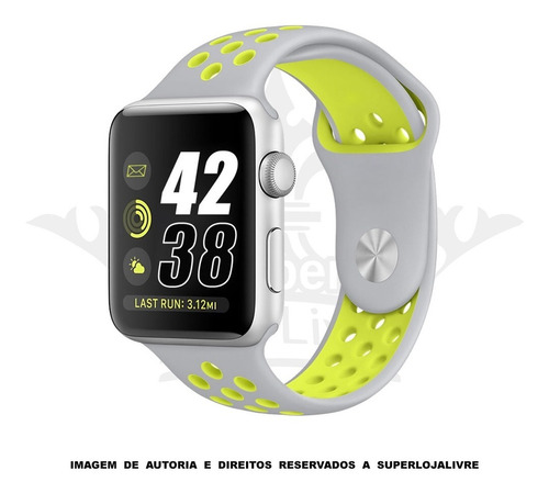 Pulseiras Silicone Para Apple Watch 40mm 38mm 42mm 44mm