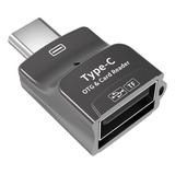 Adaptador Usb Tipo C Otg, Lector De Tarjetas De Memoria, Por