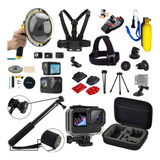 Kit Caixa Estanque Dome Película Gopro Hero 11 Black Acessor