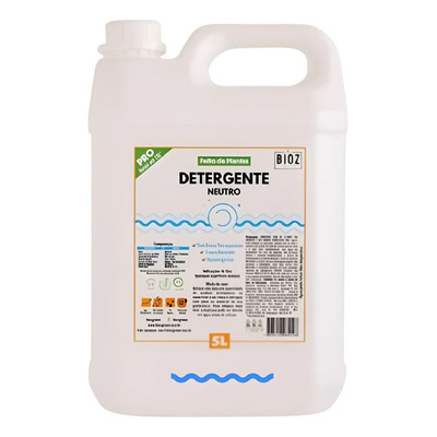 Kit 5l Detergente Louça S\u002F Cheiro 100% Vegetal Antialérgico | Frete grátis