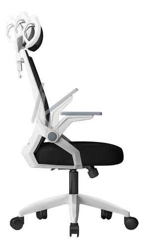 Silla De Oficina Ergonomica Ejecutiva Y Reposacabezas Blanco