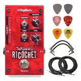 Pedal Pitch Digitech Whammy Ricochet Para Guitarra + Cables