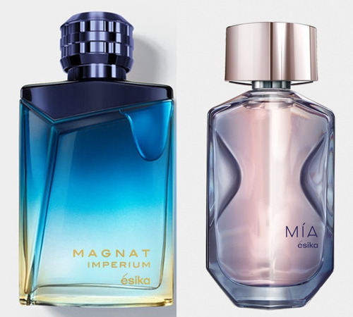 Set Perfumes Magnat Imperium Hombre + Mia Mujer Esika