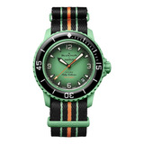 Reloj Blancpain X Swatch Fifty Fathoms Indian Ocean Verde