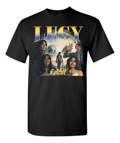 Playera De Ella Purnell En Lucy Maclean De La Serie Fallout