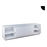 Rack Tv Moderno 180 Puertas + Estantes Living