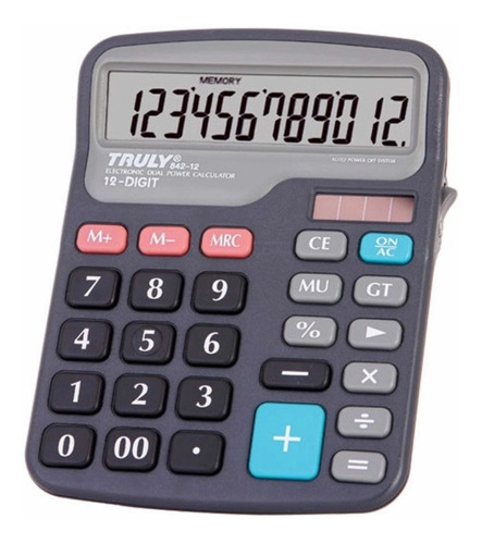 Calculadora 12 Dígitos Truly Modelo: 842-12