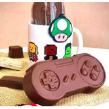 Forma Com Silicone Controle Video Game De Chocolate Nintendo