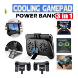 Control Joystick Cooler Power Bank Para Celular Gamer
