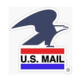 Calcomanía De Correo De Estados Unidos (logotipo Antiguo)  