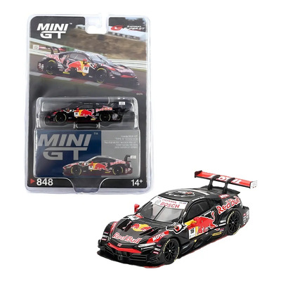 Mini GT Honda NSX-GT #848 Type S GT500 Red Bull Mugen 1:64 Negro | Envío gratis