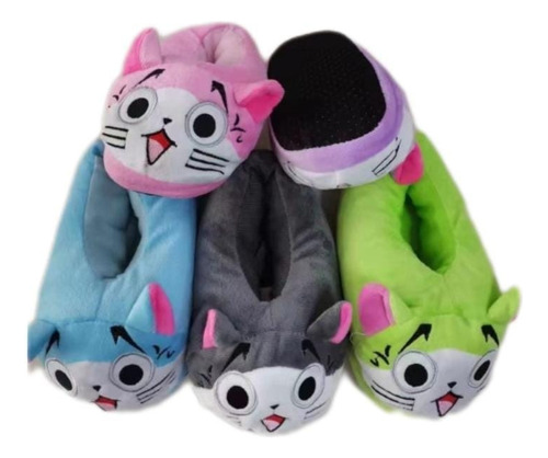 Pantuflas Con Gatos Chii Kawaii De Animales-disfraz