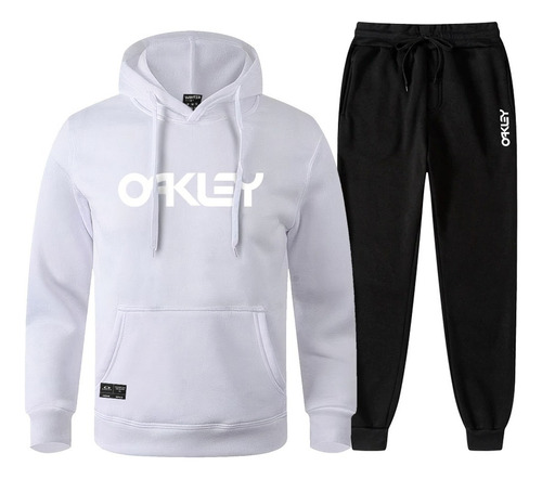 Conjunto De Kit Moletom + Calça De Frio Casaco Okly Promoção