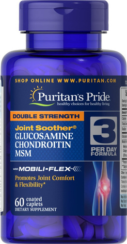 Puritan's Pride Glucosamina Condroitina Double Strength 60cp