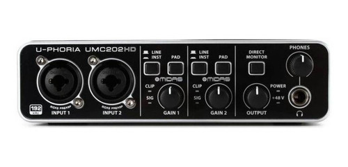 Interfaz De Audio Behringer  Umc202hd