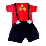 Conjunto De Menino Disney Mickey Festa Infantil Criança