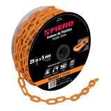 Cadena De Plástico De 5mm X 25m Naranja Fiero 44175