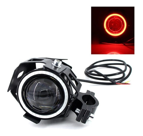 2 Exploradoras Led Ojo Angel Grande 9000lm Moto Carro Strobe