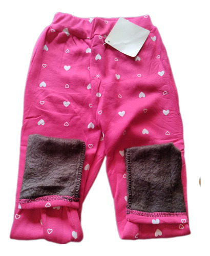 Pack 3 Calzas Invierno Para Niñas Comoda Con Polar