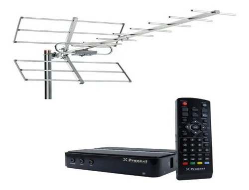 Kit Sintonizador Tda Digital Antena 50kms Deco Tv Tubo  Led