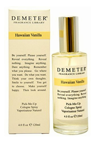 Demeter Hawaiian Vanilla For Women Cologne Spray, 4 Oz