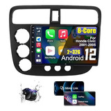 Radio Estéreo Para Coche Android Para Honda Civic Con Auto I