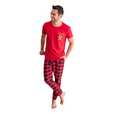 Pijama Navidad Caballero Camiseta + Pantalón