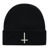 Gorro Cruz Invertida Beanie Bonete #puntomuerto  Minimalista