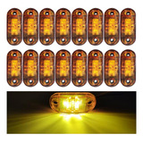 16 Piezas De Luz De Señal Exterior Automotriz 12v/24v Led .