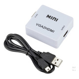 Adaptador Vga A Hdmi Hdtv Convertidor Vga Hembra A Hdmi