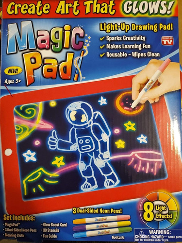 Tableta De Dibujo Con Luz Led Ontel Magic Pad