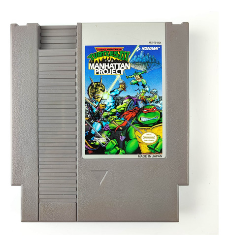 Turtles 3 The Manhattan Project Nintendo Nintendinho Nes