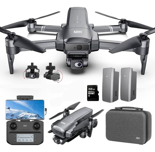 Drone Sjrc F22s Pro Cámara 4k Real Eis Sensor Láser Gps + Sd