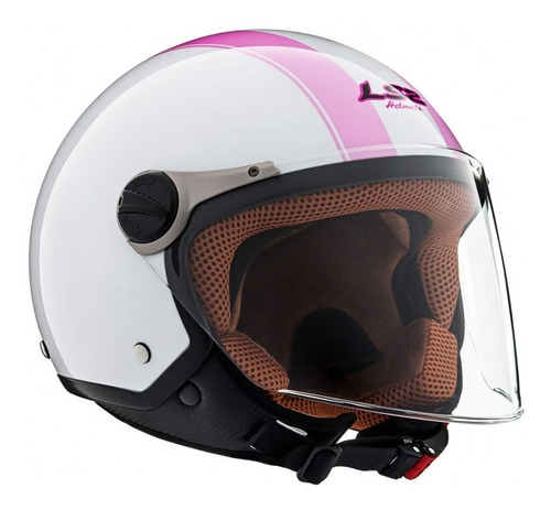 Casco Rocket Ii 560 Elite Rosa Blanco Oeste Motos Ls2