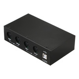 Convertidor De Audio + 2i4o 4x4 Merge Box Midi Usb Um4x4 In