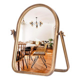 Vintage Vanity Table Mirrordesk Makeup Mirror Golden Me...