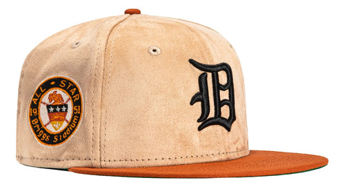 Gorra New Era Tigres Detroit Tigers 59fifty Plana Gamuza Smo