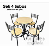 Mesas Y Sillas Para Cafe Bar Restaurante Comidas Negocio