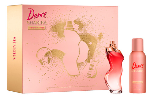 Perfume Mujer Shakira Dance Midnight Muse Edt 80ml + Deo Set