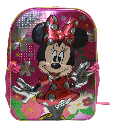 Mochila Y Lonchera Niña Primaria Minnie 2 Pzas Original 100 