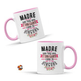 Taza Para Mamá Color Interior Rosa El Regalo Original Madres