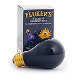 Bombillo Negro Fluker's Black Nightlight Bulbs For Reptiles