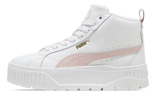 Tenis Puma Karmen Ii Mid Bota Urbanos Mujer - 39745905 Blanco Plataforma Cómodos | Envío gratis