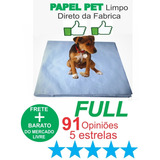 Jornal Pet Para Cachorro 60 X 60cm 250 Un Reciclado +brinde 