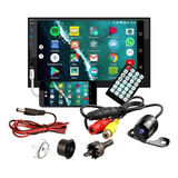 Pantalla Doble Din 7'' Bluetooth Mirrorlink + Cámara Reversa