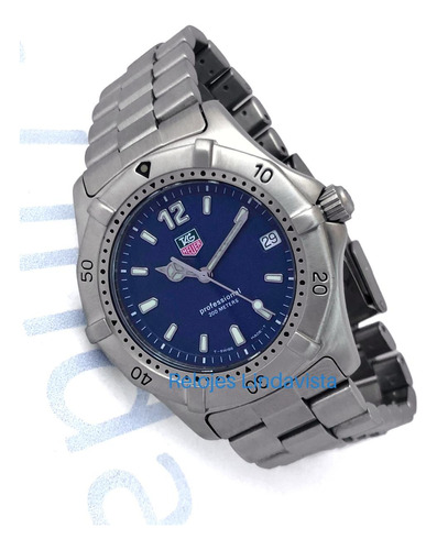 Reloj Tag Heuer Professional Azul Acero