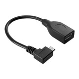 Cable Usb V2.0 Otg, Micro B 90º A Tipo A Hembra